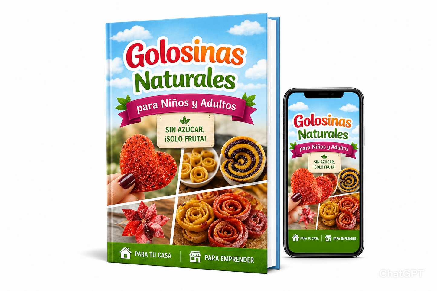 Golosinas naturales con frutas